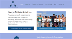 Desktop Screenshot of nonprofitdatasolutions.com